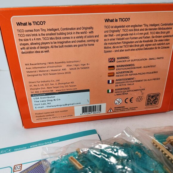 TICO T-1508 Statue of Liberty 1000+ Piece 3D Puzzle Sealed Contents/Open Box - Picture 10 of 11